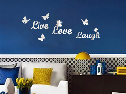 Live love laugh nápis nálepky na stenu, Live love laugh nápis nálepky na stenu, Live love laugh nápis dekorácie na stene, Live love laugh nápis tapety na stene