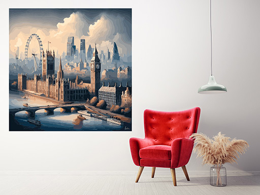 Londýn samolepky na stenu, Londýn nálepky na stenu, Londýn dekorácie na stenu, Londýn samolepiace nálepky na stenu