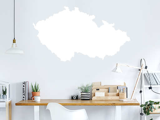 mapa SR kraja samolepky na stenu, mapa ČR kraja nálepky na stenu, mapa ČR kraja dekorácie na stenu, mapa ČR kraja samolepiace nálepky na stenu