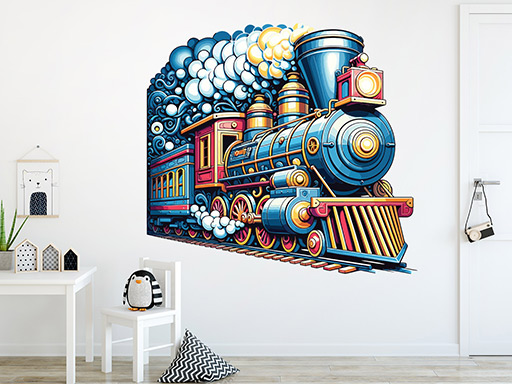 Mašinka samolepky na stenu, Mašinka nálepky na stenu pre deti, Mašinka detské dekorácie na stenu, Mašinka samolepiace nálepky na stenu