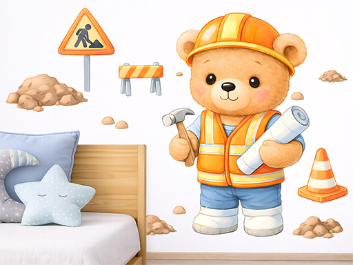 Nálepka na stenu Build-a-Bear, Nálepky na stenu Build-a-Bear, Dekorácia na stenu Build-a-Bear, Samolepiaca dekorácia na stenu Build-a-Bear, Samolepiaca tapeta Build-a-Bear