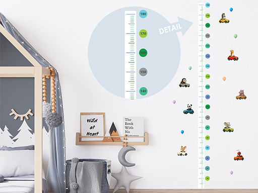 Meter s autíčkami a zvieratkami