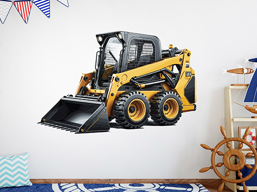 Minibager samolepky na stenu, Minibager nálepky na stenu, Minibager dekorácie na stene, Minibager tapety na stene