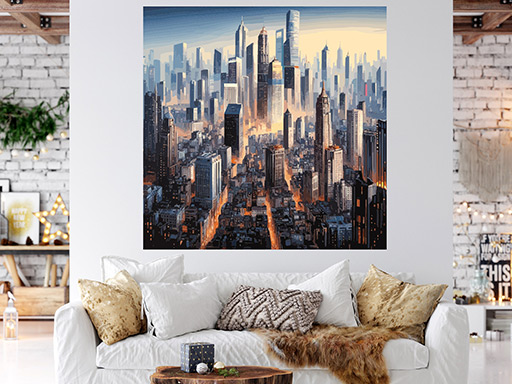 Mrakodrapy samolepka na stenu, Mrakodrapy nálepky na stenu, Mrakodrapy samolepky na stenu, Mrakodrapy dekorácie na stenu