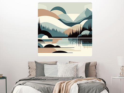 Nordic motiv samolepky na zeď, Nordic motiv nálepky na zeď, Nordic motiv dekorace na zeď, Nordic motiv samolepící nálepky na zeď