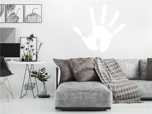 Obtlačok ruky samolepka na stenu, Obtlačok ruky nálepky na stenu, Obtlačok ruky dekorácie na stenu, Obtlačok ruky samolepiace dekorácie, Obtlačok ruky tapeta na stenu