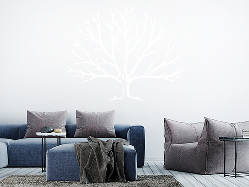 Opadaný strom samolepky na stenu, Opadaný strom nálepky na stenu, Opadaný strom dekorácie na stene, Opadaný strom tapety na stene
