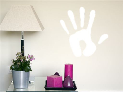 Odtlačok dlane samolepky na stenu, Odtlačok dlane nálepky na stenu, odtlačok dlane dekorácie na stenu, odtlačok dlane samolepiaci dekor na stenu, odtlačok dlane tapety na stenu