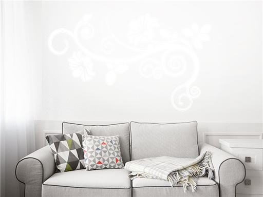 Nálepka na stenu s motívom popínavých kvetín, Nálepky na stenu s motívom popínavých kvetín, Dekorácia na stenu s motívom popínavých kvetín, Samolepiaca dekorácia na stenu s motívom popínavých kvetín, Samolepiaca tapeta s motívom popínavých kvetín