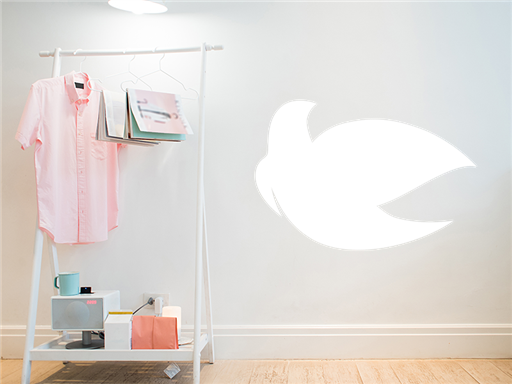 Nálepky na stenu Bird 02, Dekorácie na stenu Bird 02, Samolepiace dekorácie na stenu Bird 02, Nálepky na stenu Bird 02