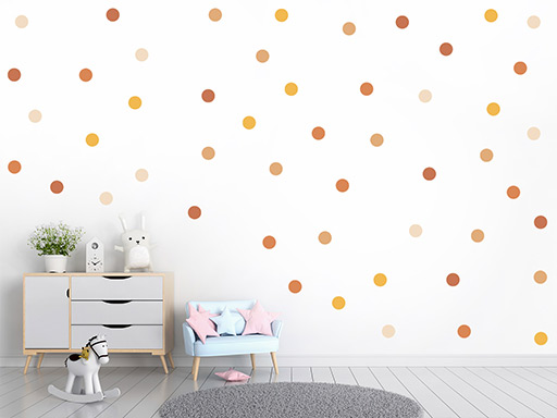 Bodky boho samolepky na stenu, Bodky boho nálepky na stenu, Bodky boho dekorácie na stenu, Bodky boho samolepiace nálepky na stenu