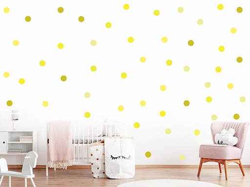 Bodky odtiene červenej samolepky na stenu, Bodky odtiene červenej nálepky na stenu, Bodky odtiene červenej dekorácie na stenu, Bodky odtiene červenej samolepiacej nálepky na stenu