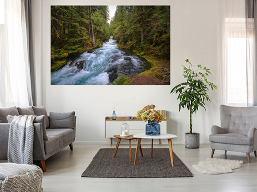 Rieka v lese samolepka na stenu, Rieka v lese plagát na stenu, Rieka v lese plagát dekorácie na stenu, Rieka v lese plagát na stenu, Rieka v lese plagát na stenu