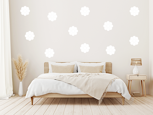 Sada 50 kvetov 3 samolepky na stenu, Sada 50 kvetov 3 nálepky na stenu, Sada 50 kvetov 3 dekorácie na stenu, Sada 50 kvietkov 3 samolepiace nálepky na stenu