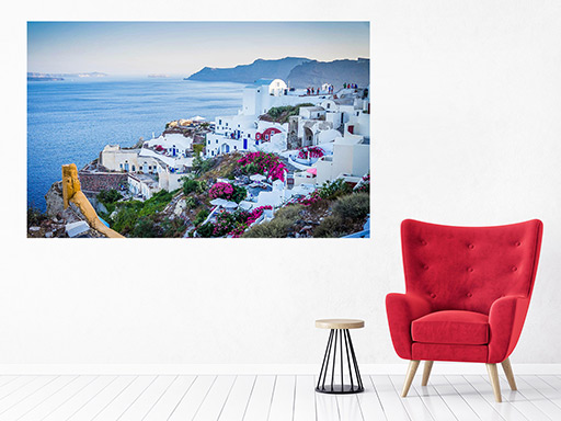 Santorini samolepka na stenu, Santorini plagát na stenu, Santorini plagát dekorácie na stenu, Santorini plagát na stenu, Santorini plagát na stenu, Santorini plagát na stenu