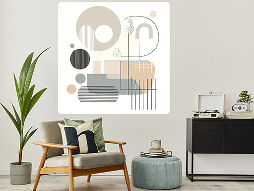 Škandinávsky dekor samolepky na stenu, Škandinávsky dekor nálepky na stenu, Škandinávsky dekor dekorácie na stenu, Škandinávsky dekor samolepiace nálepky na stenu