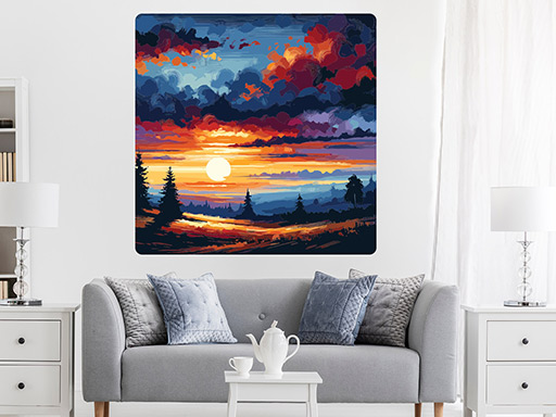 Slnko a mraky samolepky na stenu, Slnko a mraky nálepky na stenu, Slnko a mraky dekorácie na stenu, Slnko a mraky samolepiace nálepky na stenu