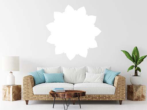 Slnečná mandala samolepky na stenu, Slnečná mandala nálepky na stenu, Slnečná mandala dekorácie na stenu, Slnečná mandala samolepiace nálepky na stenu