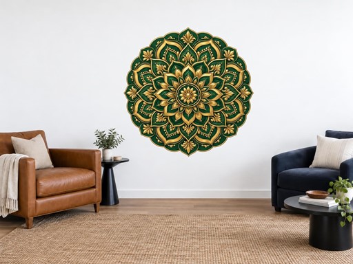 Smaragdová mandala