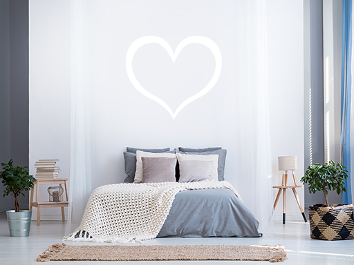 Nálepka na stenu Heart 01, Nálepky na stenu Heart 01, Dekorácia na stenu Heart 01, Samolepiaca dekorácia na stenu Heart 01, Samolepiaca tapeta Heart 01