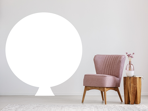 Nálepka na stenu s motívom guľového stromu, Dekorácia na stenu s motívom guľového stromu, Samolepiaca dekorácia na stenu s motívom guľového stromu, Nálepka na stenu s motívom guľového stromu