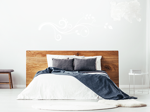 Štýlová vetvička samolepky na stenu, Štýlová vetvička nálepky na stenu, Štýlová vetvička dekorácie na stene, Štýlová vetvička tapety na stene