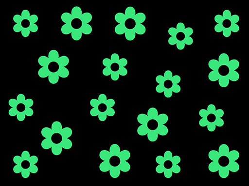 Svietiace kvety samolepky na stenu, Svietiace kvety nálepky na stenu, Svietiace kvety dekorácie na stenu, Svietiace kvety samolepiace nálepky na stenu