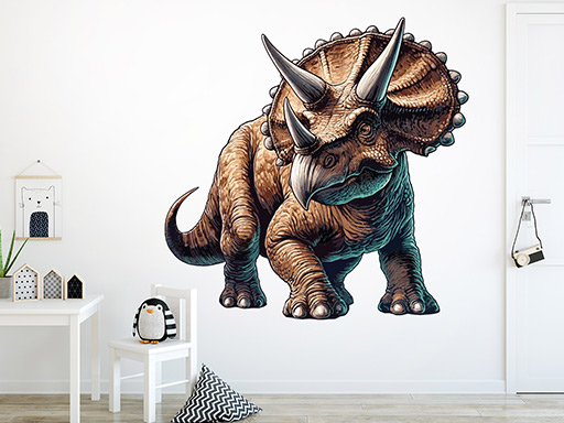 Triceratops samolepky na stenu, Triceratops nálepky na stenu, Triceratops dekorácie na stenu, Triceratops samolepky na stenu, Triceratops nálepka na stenu