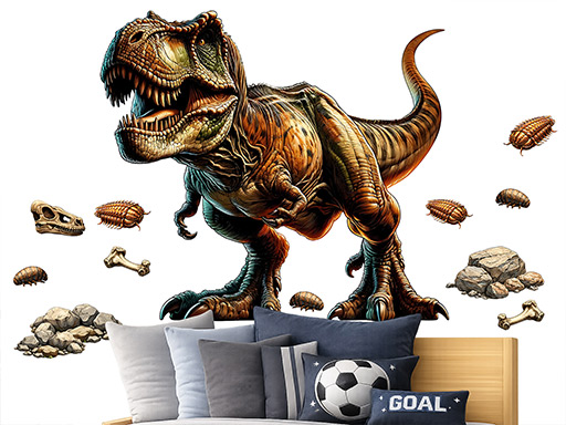 Tyranosaurus Rex samolepky na zeď, dinosaur Tyranosaurus Rex nálepky na stěnu, Tyranosaurus Rex dekorace na zeď, T-Rex samolepky na zeď, T-Rex nálepka na stěnu