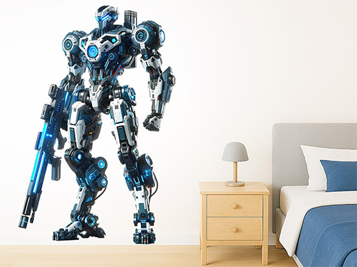 Ultra robot samolepka na zeď, Ultra robot nálepky na zeď, Ultra robot dekorace na stěnu, Ultra robot samolepící dekor na stěny, Ultra robot samolepící tapety na zeď