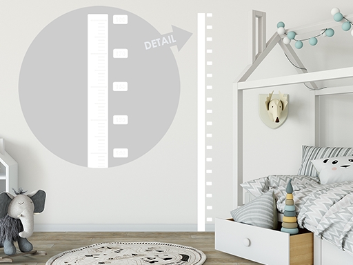 Univerzálny detský meter samolepky na stenu, Univerzálny detský meter nálepky na stenu, Univerzálny detský meter dekorácie na stene, Univerzálny detský meter tapety na stene