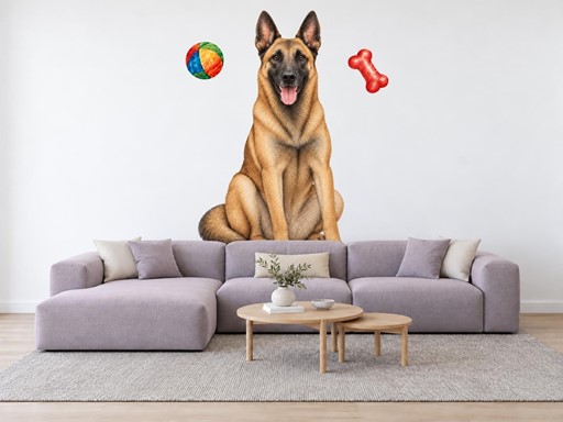Usměvavý belgický ovčák malinois