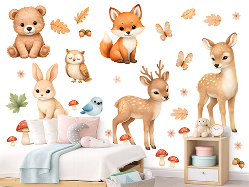 Veselé zvieratká z lesa