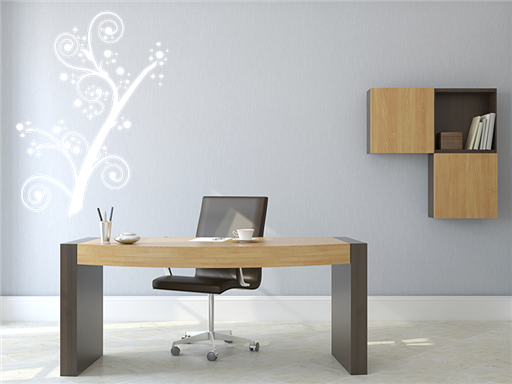 Vetva s bodkami samolepky na stenu, Vetva s bodkami nálepky na stenu, Vetva s bodkami dekorácie na stene, Vetva s bodkami tapety na stene