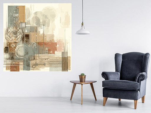 Vintage motív samolepky na stenu, Vintage motív nálepky na stenu, Vintage motív dekorácie na stenu, Vintage motív samolepiace nálepky na stenu