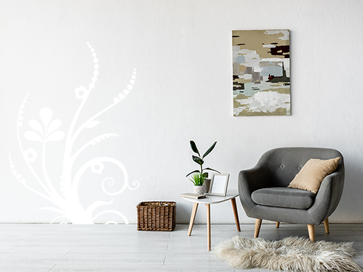 Nálepky na stenu s motívom vodných rastlín, Dekorácie na stenu s motívom vodných rastlín, Samolepiace dekorácie na stenu s motívom vodných rastlín, Nálepky na stenu s motívom vodných rastlín