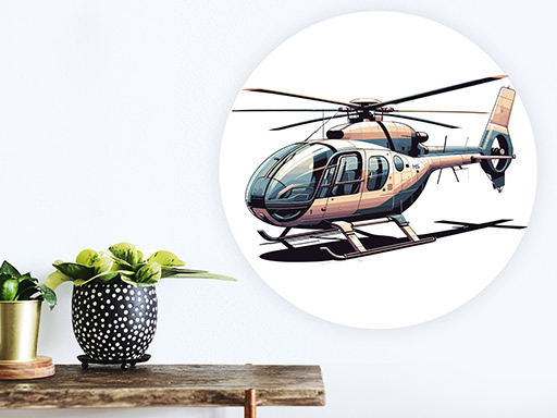Vrtulník samolepka na zeď, vrtulník nálepka na zeď, vrtulník tapety na zeď, vrtulník samolepící dekorace na zeť, vrtulník samolepící dekor