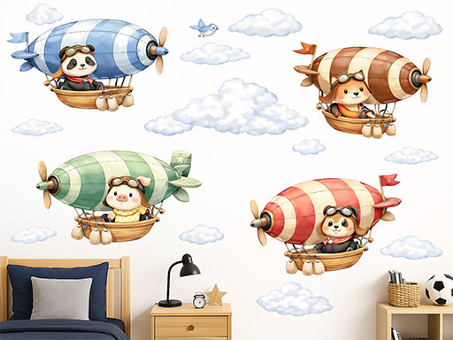 Vzducholode so zvieratkami