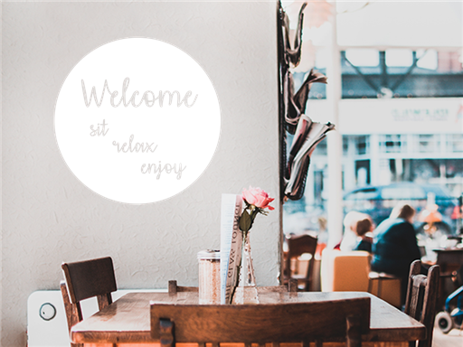 Welcome nápis samolepky na stenu, Welcome nálepky na stenu, Welcome nápis dekorácie na stenu, Welcome samolepiace nálepky na stenu