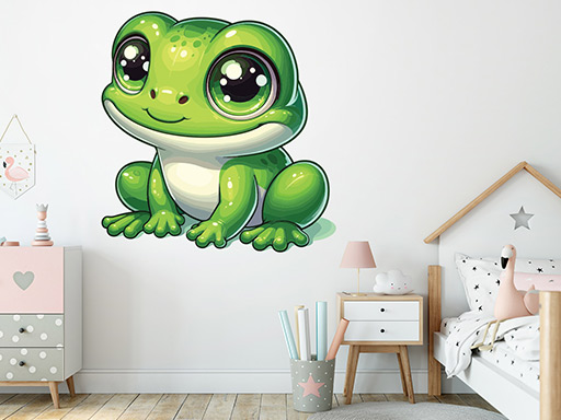 Žaba 02 samolepky na stenu, Žaba 02 nálepky na stenu, Žaba 02 dekorácie na stenu, Žaba 02 samolepiace nálepky na stenu
