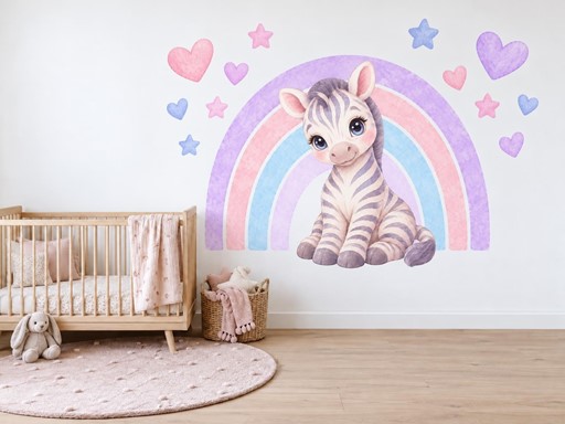 Zebřička pod duhou