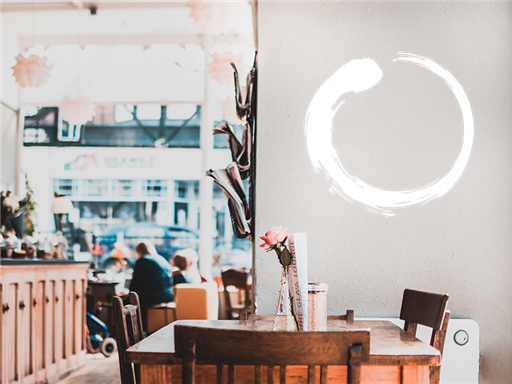 Zenový kruh samolepka na stenu, Zenový kruh nálepka na stenu, Zenový kruh dekorácie na stenu, Zenový kruh samolepiaca nálepka na stenu