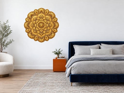 Zlatá barokní mandala